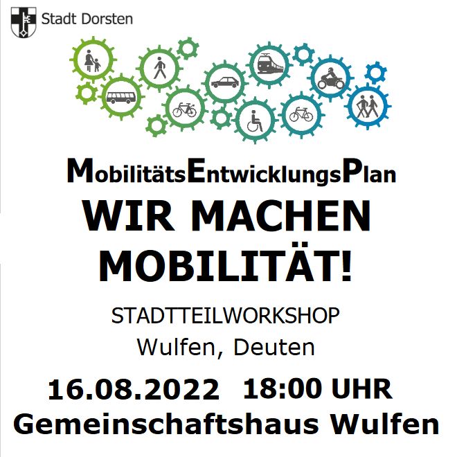 Mehr über den Artikel erfahren Stadtteilworkshop für Wulfen und Deuten